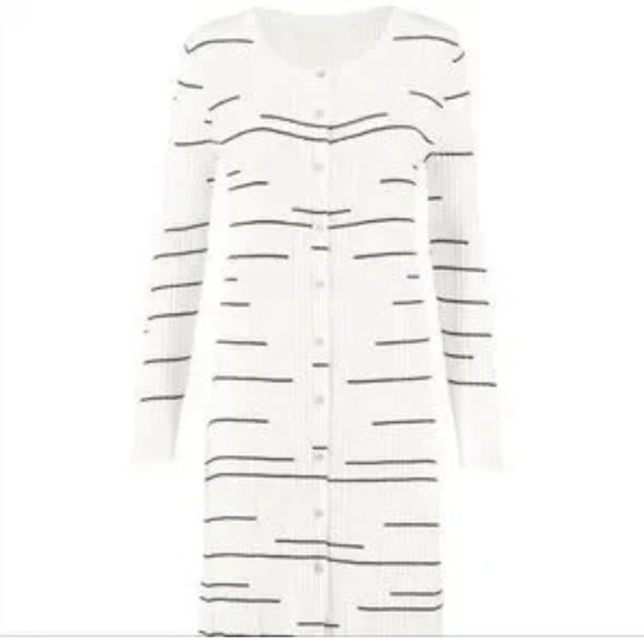 CABi Ribbed Long Button Up Sweater - size L - Picture 2 of 9